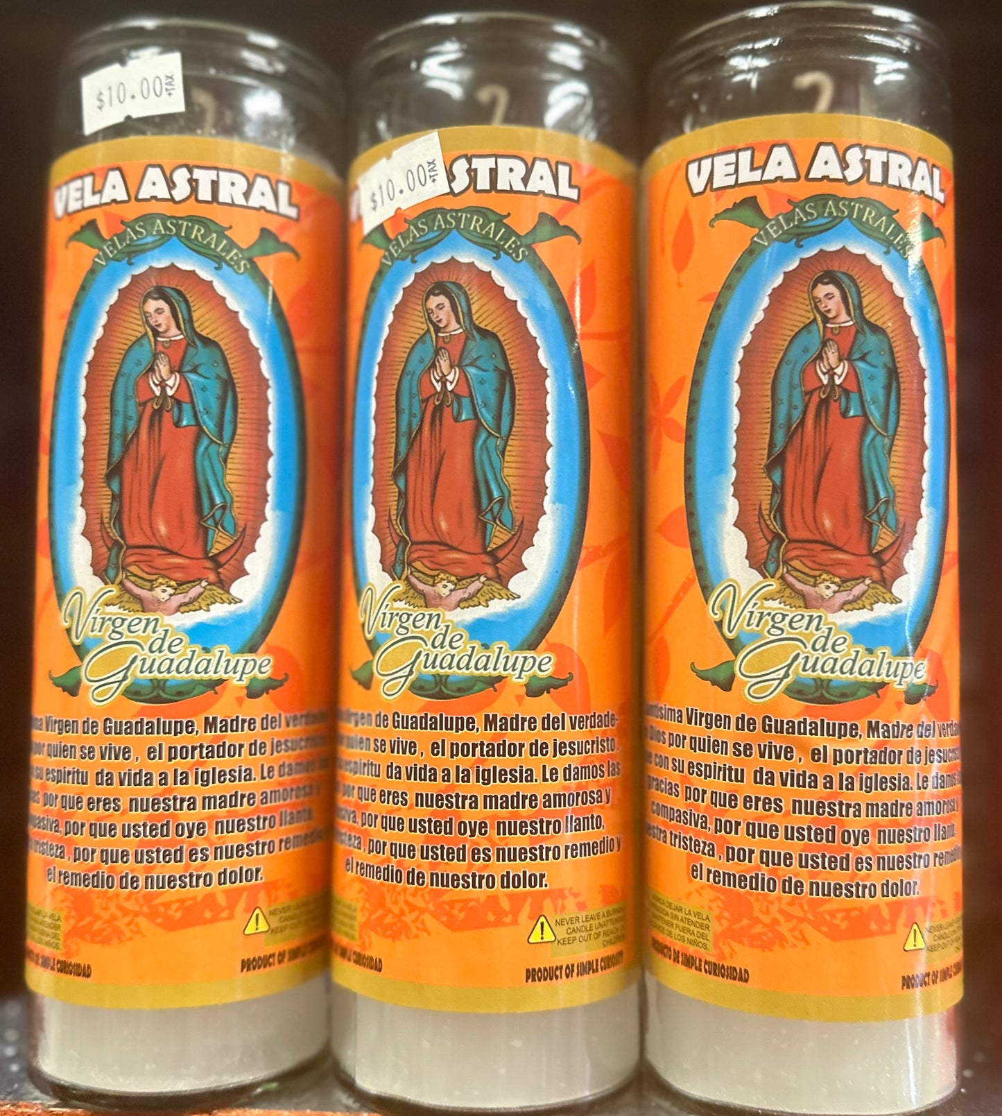 Vela Virgen De Guadalupe