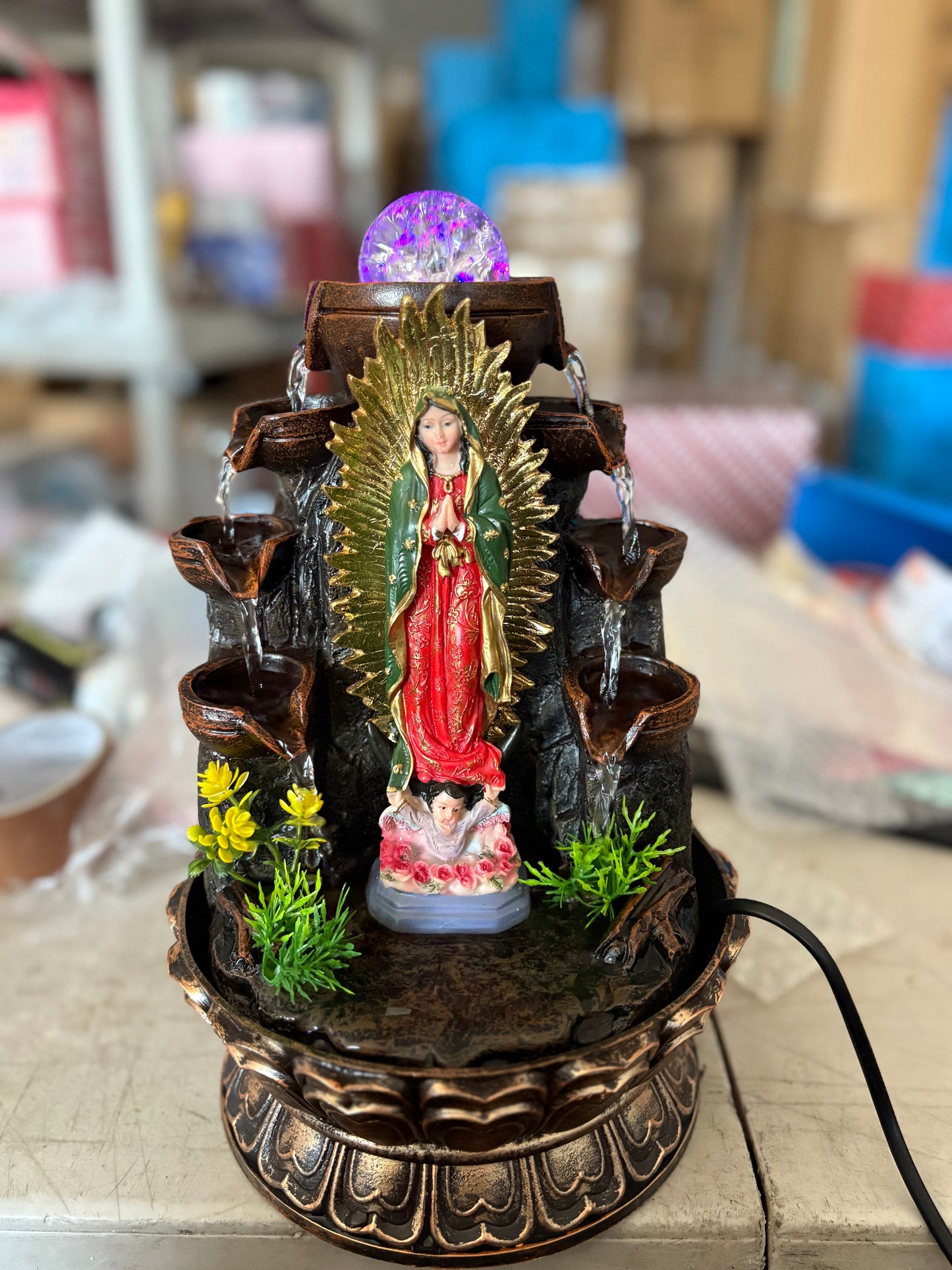 Fuente virgen de Guadalupe