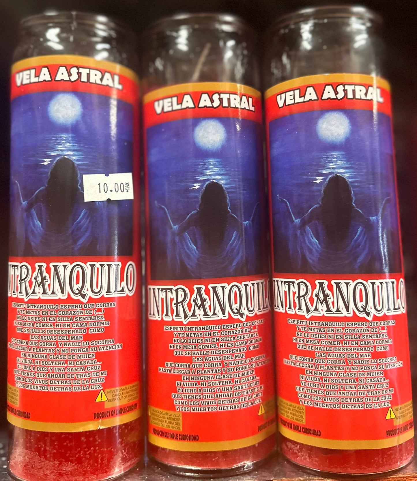 Vela Intranquilo