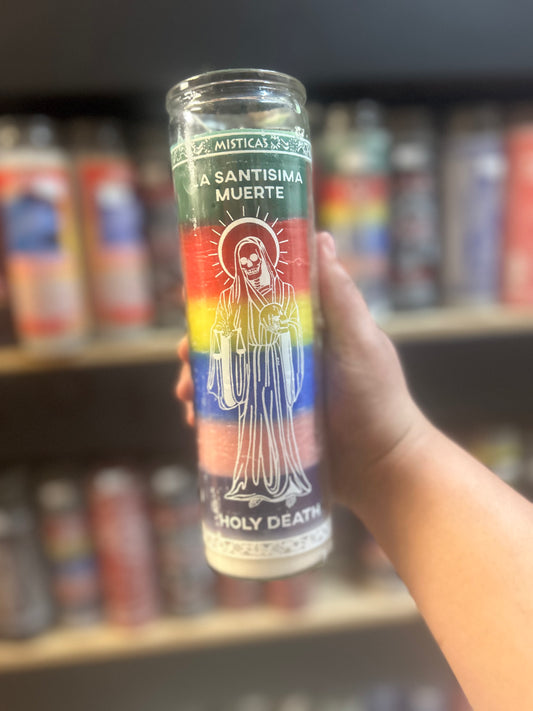 Vela st muerte 7 colores