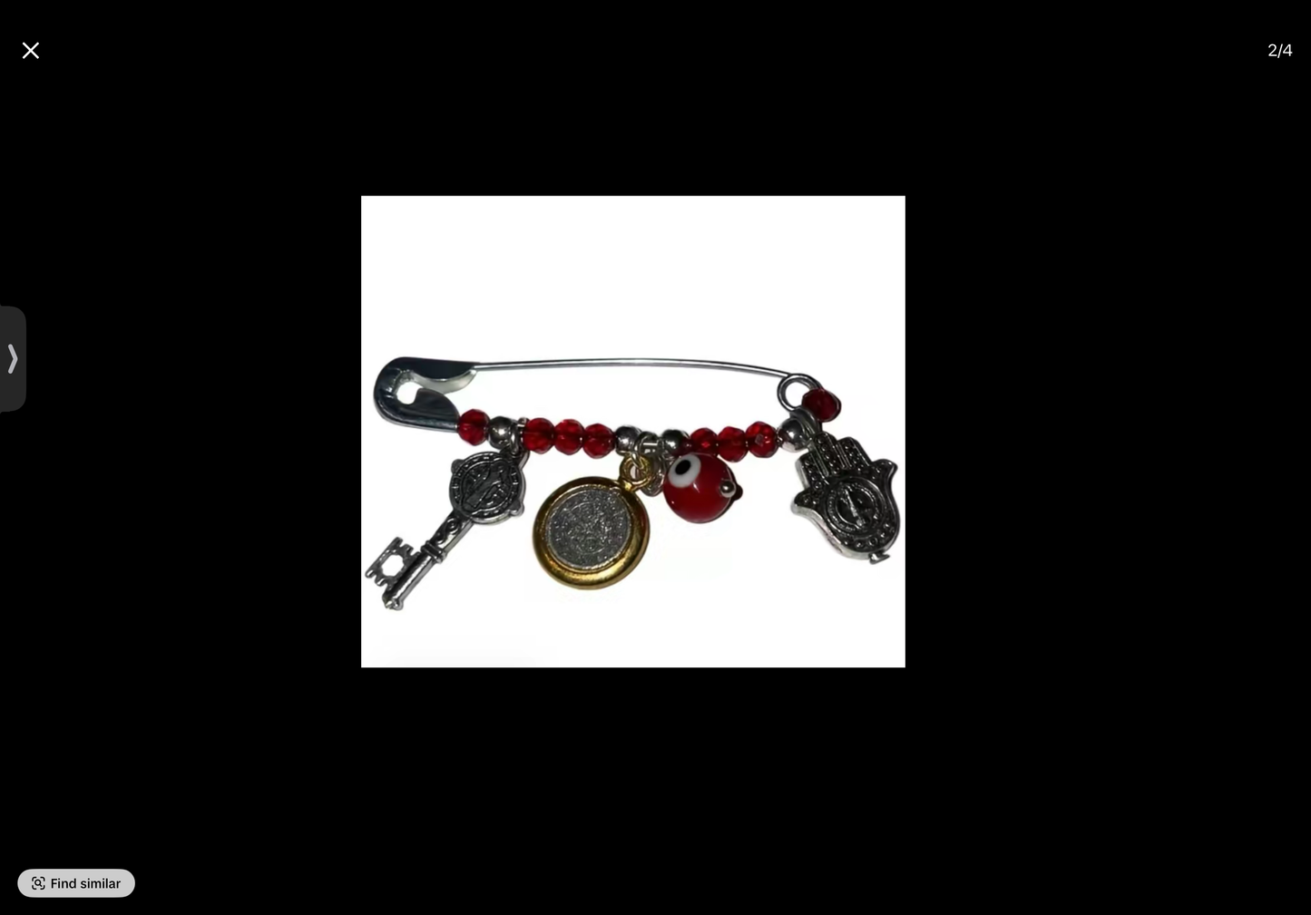 Pin For protection, hand of Fatima, Saint Benedict and evil eye, Cover