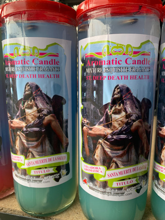 Veladora Santa muerte la salud gel