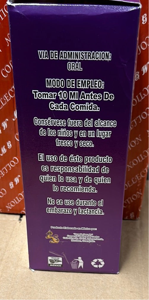 Jarabe de Ajo Negro con Ortigo y Ajo estrella