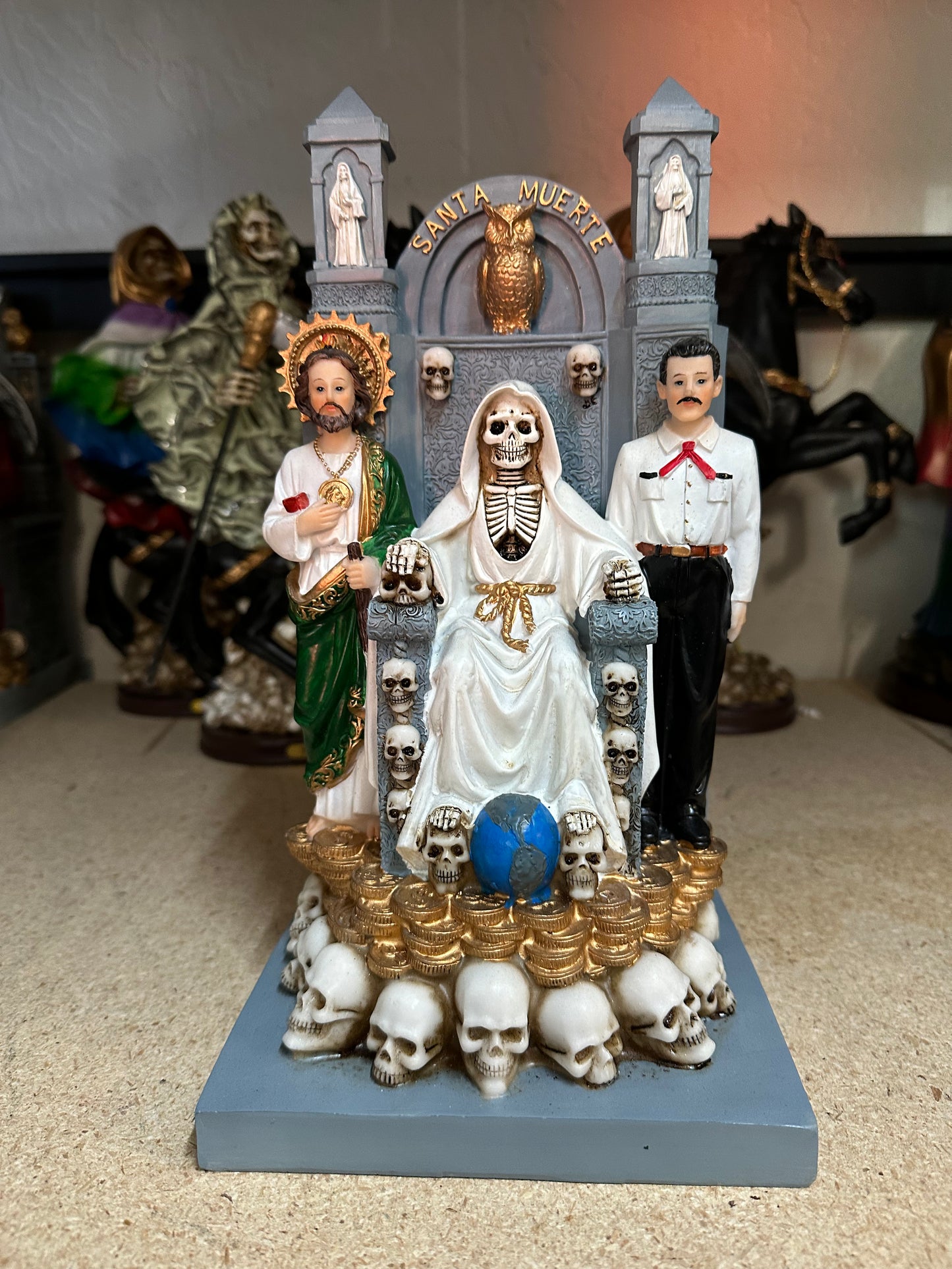 San Judas, La Santa Muerte y Mal Verde
