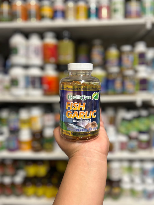 Fish garlic y omega 369