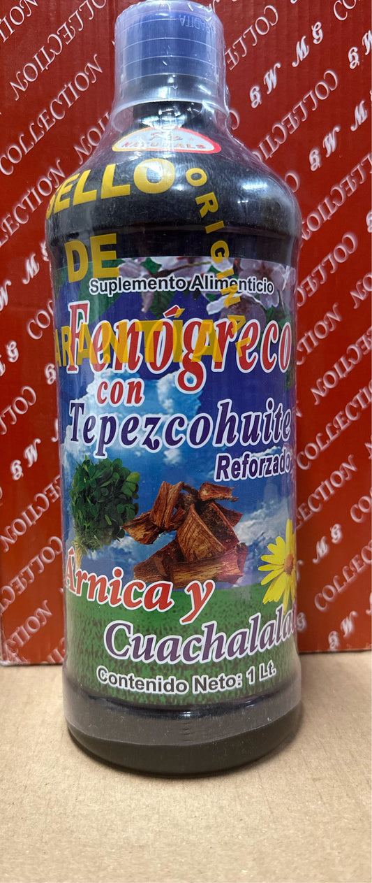 Fenogreco con Tepezcohuite reforzado con Árnica y Cuachalalate