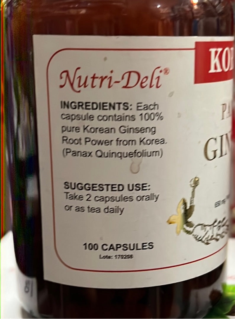 Korean Panax Ginseng